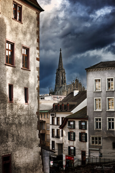 Fotografie getiteld "Alt-Basel" door John Gerard, Origineel Kunstwerk, Digitale fotografie