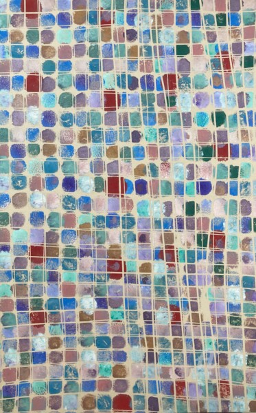 Peinture intitulée "609 cells: awaiting…" par John Long, Œuvre d'art originale, Acrylique