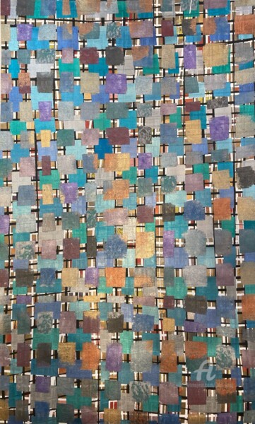 Painting titled "Solar Panels on the…" by John Long, Original Artwork, Acrylic