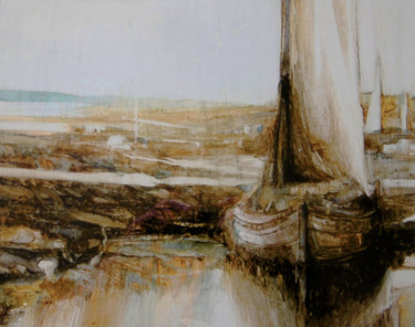 Peinture intitulée "aquarelle-port.jpg" par Le Moigne, Œuvre d'art originale