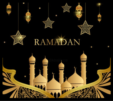 Digital Arts titled "Ramadan 01" by John Mailly, Original Artwork, 2D Digital Work