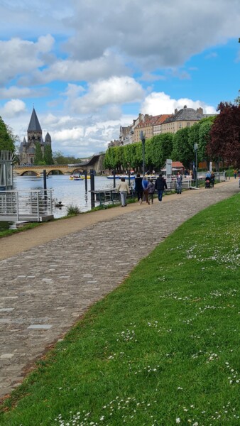 Fotografia intitulada "Sentier de promenad…" por John Mailly, Obras de arte originais, Fotografia Não Manipulada