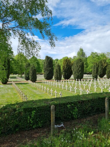 Photography titled "Cimetière militaire…" by John Mailly, Original Artwork, Non Manipulated Photography