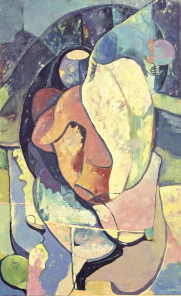 Peinture intitulée "adam" par John Powell, Œuvre d'art originale, Huile