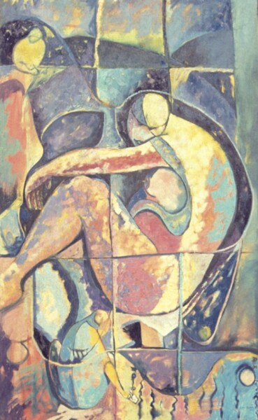 Malerei mit dem Titel "Eve 1" von John Powell, Original-Kunstwerk, Öl