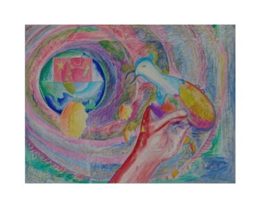 Malerei mit dem Titel "spirit of piece" von John Powell, Original-Kunstwerk, Acryl