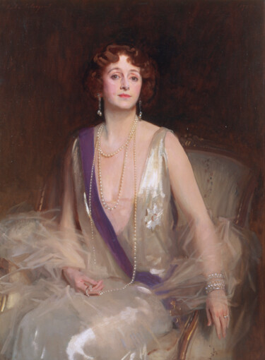 Malerei mit dem Titel "Portrait de Grace C…" von John Singer Sargent, Original-Kunstwerk, Öl