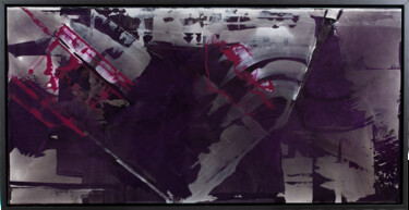 Malarstwo zatytułowany „LAGERFELD” autorstwa John Tonic ®, Oryginalna praca, Pigmenty Zamontowany na Drewniana rama noszy