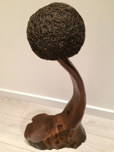 Sculpture intitulée ""Baobab"" par John Giovanni, Œuvre d'art originale, Métaux
