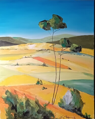 Malerei mit dem Titel "Le soleil me manque…" von Mc Kenzie, Original-Kunstwerk, Öl