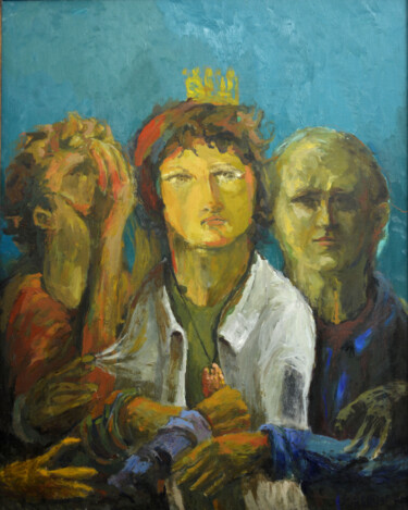 Pittura intitolato "King 2" da Johnny Semaan, Opera d'arte originale, Acrilico