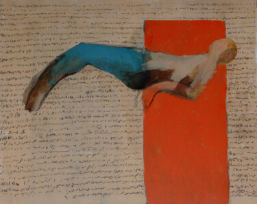 Malerei mit dem Titel "Conversational" von Johnny Semaan, Original-Kunstwerk, Acryl