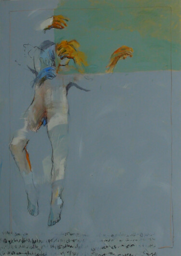 Peinture intitulée "The body and the th…" par Johnny Semaan, Œuvre d'art originale, Acrylique