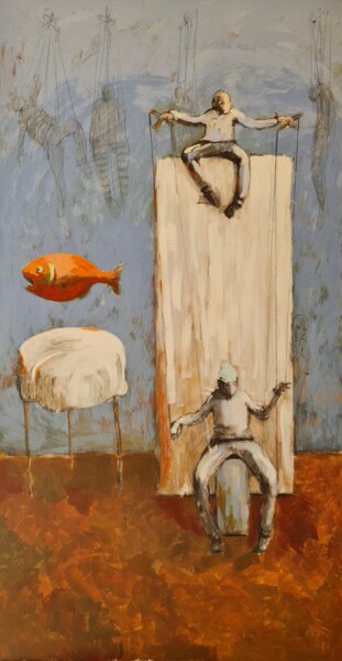 Peinture intitulée "The Father" par Johnny Semaan, Œuvre d'art originale, Acrylique