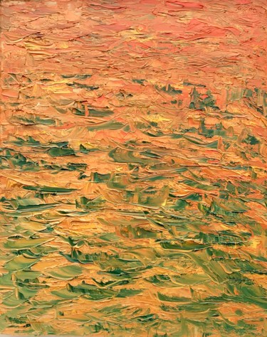 Malerei mit dem Titel "SUMMERTIME" von John O’Sullivan, Original-Kunstwerk, Öl Auf Keilrahmen aus Holz montiert