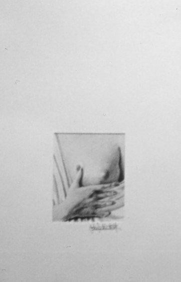 Tekening getiteld "FRAGMENT 003" door John Rothschild, Origineel Kunstwerk, Potlood
