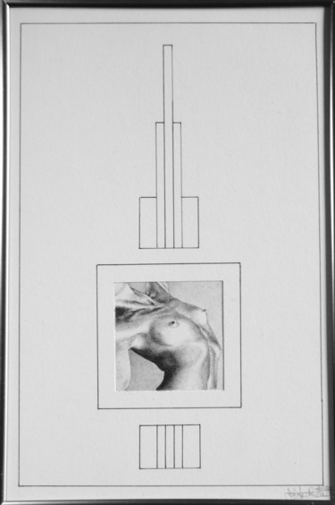 Dessin intitulée "fragment 013" par John Rothschild, Œuvre d'art originale, Crayon