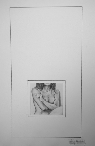 「FRAGMENT 005」というタイトルの描画 John Rothschildによって, オリジナルのアートワーク, 鉛筆