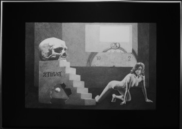 Dibujo titulada "FASCINATION" por John Rothschild, Obra de arte original, Lápiz
