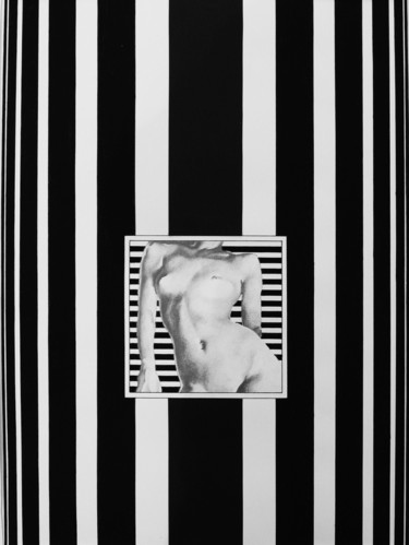 Dessin intitulée "WINDOWS 008" par John Rothschild, Œuvre d'art originale, Crayon
