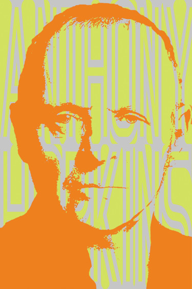 Painting titled "Anthony Hopkins" by John Von Brown, Original Artwork