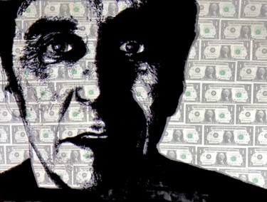 Collages intitulée "Al Pacino" par John Von Brown, Œuvre d'art originale, Autre