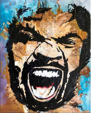 Peinture intitulée "Method Man" par John Von Brown, Œuvre d'art originale, Acrylique
