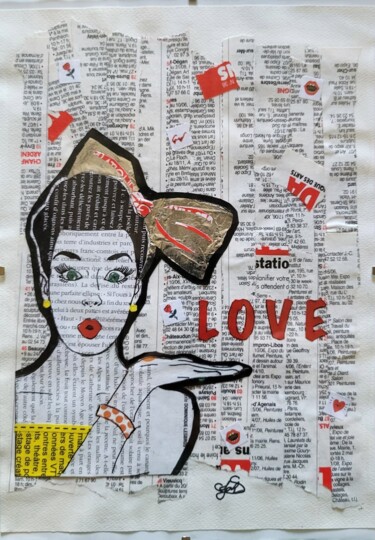 Collages titled "rockabilly" by Johs, Original Artwork, Collages