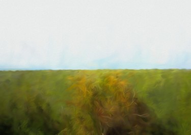Digitale Kunst mit dem Titel "Horizon 2" von Jokannan, Original-Kunstwerk, Digitale Malerei