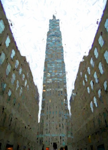 Digitale Kunst mit dem Titel "NYC" von Jokannan, Original-Kunstwerk, Digitale Malerei