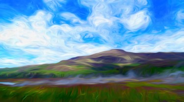 Digital Arts titled "Iceland" by Jokannan, Original Artwork, Digital Painting