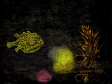 Arts numériques intitulée "Deep Sea" par Jokannan, Œuvre d'art originale, Peinture numérique