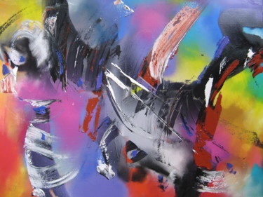 Peinture intitulée "colors harmony" par Jokin Hullin, Œuvre d'art originale