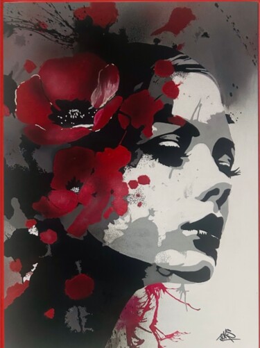 Pintura intitulada "Flamenco" por Joks, Obras de arte originais, Tinta spray