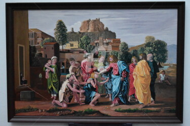 Pintura intitulada "jesus painting" por Joky, Obras de arte originais, Óleo