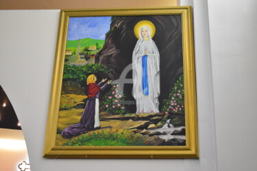 Peinture intitulée "saint marie Notre D…" par Joky, Œuvre d'art originale, Huile