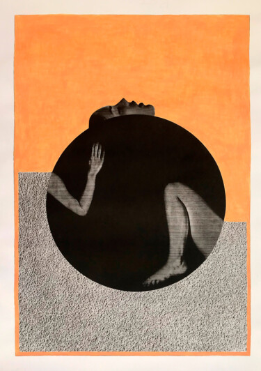 Incisioni, stampe intitolato "Aus der Serie Human…" da Jolanta Johnsson, Opera d'arte originale, goffratura