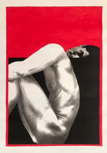Incisioni, stampe intitolato "Aus der Serie Human…" da Jolanta Johnsson, Opera d'arte originale, goffratura