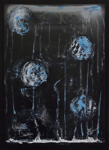 Painting titled "NEURONES" by Jolawa, Original Artwork, Acrylic