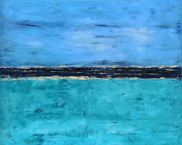 Peinture intitulée "HORIZON" par Jolawa, Œuvre d'art originale, Acrylique