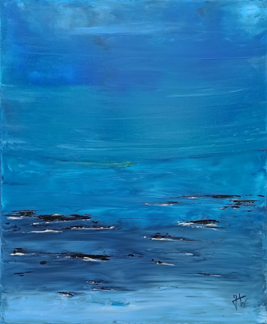 Painting titled "OCEAN" by Jolawa, Original Artwork, Acrylic