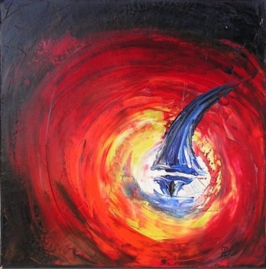 Pittura intitolato "VOILE" da Jolawa, Opera d'arte originale, Olio