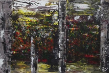 Painting titled "UNDERGROWTH" by Jolawa, Original Artwork, Oil