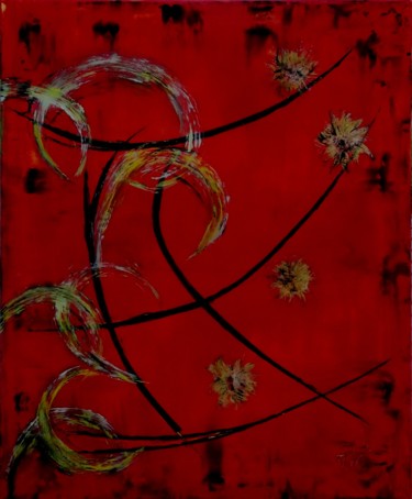 Peinture intitulée "AU GRE DU VENT" par Jolawa, Œuvre d'art originale, Acrylique