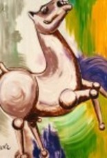 Pintura titulada "CABALLO LOCO" por Joli, Obra de arte original
