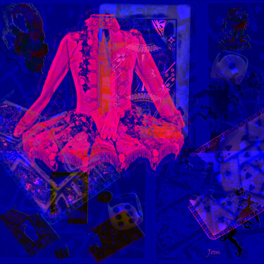 Arts numériques intitulée "Invitation imaginai…" par Jom, Œuvre d'art originale, Photo montage Monté sur Aluminium
