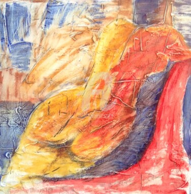 Peinture intitulée "Dos de femme" par Jomaray, Œuvre d'art originale