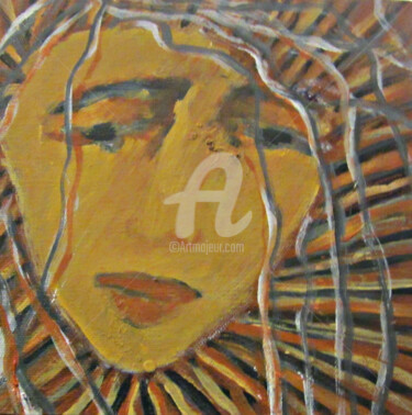 Peinture intitulée "Tristoune" par Jomaray, Œuvre d'art originale, Acrylique