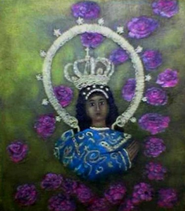 Painting titled "Immaculate Concepci…" by Jo Mari, Original Artwork, Oil