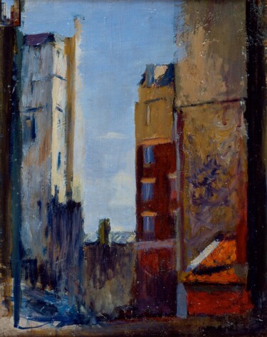 Pittura intitolato "Rue des Reculettes" da Jon Von, Opera d'arte originale, Olio